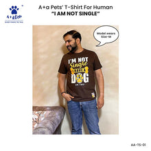A+a Pets' Combo T-Shirts for Human & Pets | 100% Cotton - Not Single Collection