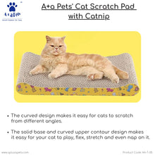 A+a Pets' Goodie Box of (2) for Cats: Scratch Pad, Tower Toy with Free Mouse Stick