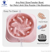 A+a Pets' Slow Feeder Bowl for Pets - www.aplusapets.com