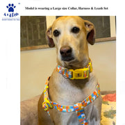 A+A Pets' Tetris Design Collar For Dogs & Cats - www.aplusapets.com