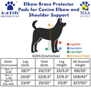 A+a Pets' Elbow Brace & Shoulder Support for Dogs for Front legs - www.aplusapets.com
