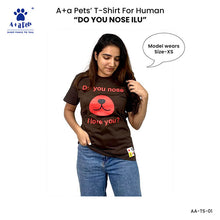 A+a Pets' Combo T-Shirts for Human & Pets | 100% Cotton - ILU Collection