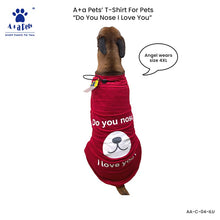 A+a Pets' Combo T-Shirts for Human & Pets | 100% Cotton - ILU Collection