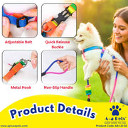 A+a Pets' Step-in Harness & Leash Set for Dogs Rainbow Colours - www.aplusapets.com