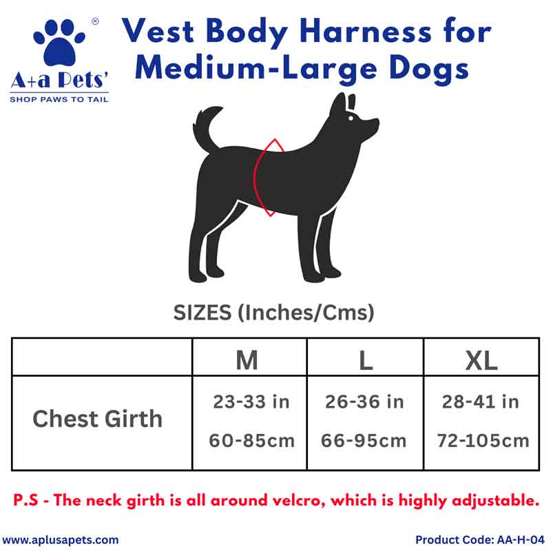 Reflective vest harness measurements
