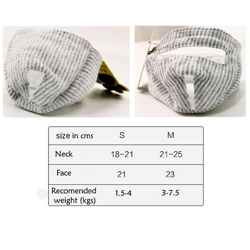cat muzzle size chart