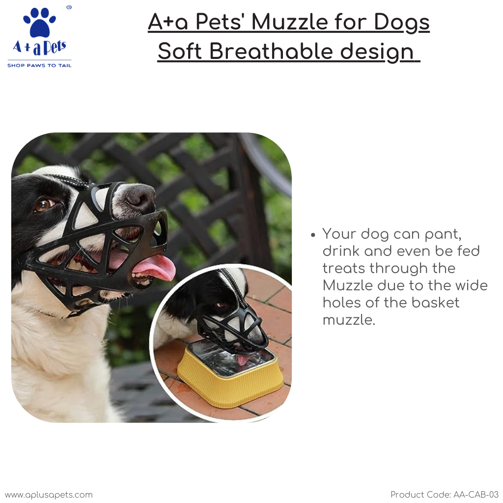 A+a Pets' Muzzle for Dogs
