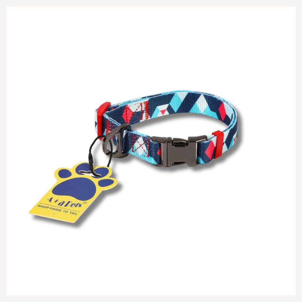 A+A Pets' Geometric Design Collar For Dogs & Cats - www.aplusapets.com