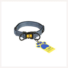 A+a Pets' Neoprene Padded Reflective Collar - Grey - www.aplusapets.com