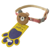 A+a Pets' Soft Handmade Collar for Cats - Teddy Design - www.aplusapets.com