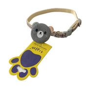 A+a Pets' Soft Handmade Collar for Cats - Teddy Design - www.aplusapets.com