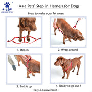 A+A Pets' Geometric Design Step In Harness - www.aplusapets.com