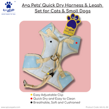 A+a Pets' Cat, Puppy and Small Dog Harness and Leash Set(Combo) - Red Stripes - www.aplusapets.com