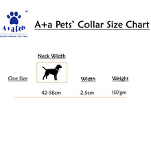 A+a Pets' Neoprene Padded Reflective Collar - Green - www.aplusapets.com
