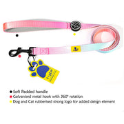 A+a Pets' Leash in Gradient Design - Pink - www.aplusapets.com