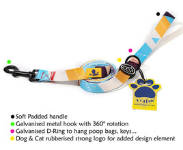 A+a Pets' Leash in Abstract Design