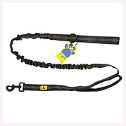A+a Pets' Dual Handle Bungee Leash - Black - www.aplusapets.com