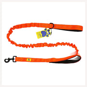 A+a Pets' Dual Handle Bungee Leash - Orange - www.aplusapets.com