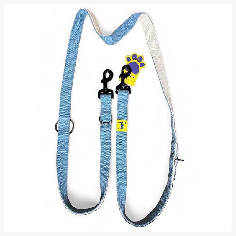 A+a Pets’ Multi-Function Cotton Leash - Blue Collection - www.aplusapets.com