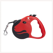 A+a Pets' Retractable Leash with Lock-Unlock Technology-Red (5 meters) - www.aplusapets.com