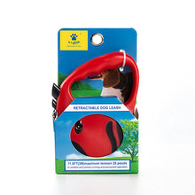 A+a Pets' Retractable Leash with Lock-Unlock Technology-Red (5 meters)