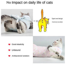 A+A Pets' Cat Post Surgery Recovery Clothing- Blue & Yellow (Set of 2)