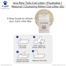 A+a Pets' Tofu Pure Natural Dust Free Cat Litter - 6L
