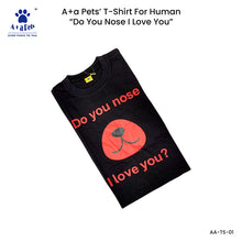 A+a Pets' Combo T-Shirts for Human & Pets | 100% Cotton - ILU Collection