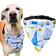 A+a Pets' 2in1 Scarf Collar Bandana for Dogs & Cats - Boat Collection - www.aplusapets.com