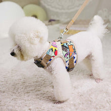 A+A Pets' Retro Vest Harness and Leash Set For Dogs & Cats - Comic