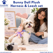 A+a Pets' Plush Harness & Leash Set with Cute Bunny Doll - www.aplusapets.com