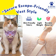 A+a Pets' Emoji Plush Harness & Rope Leash Set for Cats & Small Dogs - www.aplusapets.com