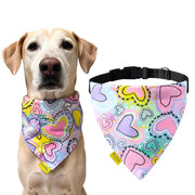 A+a Pets' 2in1 Scarf Collar Bandana for Dogs & Cats - Heart Collection - www.aplusapets.com