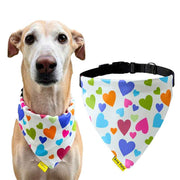 A+a Pets' 2in1 Scarf Collar Bandana for Dogs & Cats - Heart Collection - www.aplusapets.com