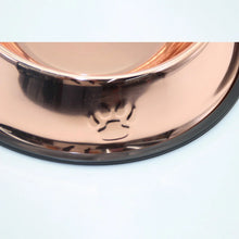 A+a Pets' Rose Gold Stainless Steel Feeding Bowl (900ml) - www.aplusapets.com