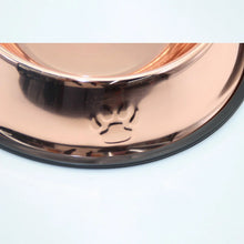 A+a Pets' Rose Gold Stainless Steel Feeding Bowl (900ml)