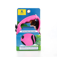 A+a Pets' Retractable Leash with Lock-Unlock Technology-Pink