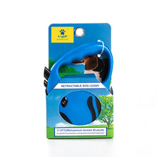 A+a Pets' Retractable Leash with Lock-Unlock Technology-Blue (5 meters)
