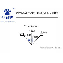 Dog Scarf Size Chart Small