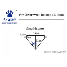 Dog Scarf Size Chart Medium