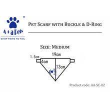 Dog Scarf Size Chart Medium