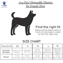 dog diaper sizes