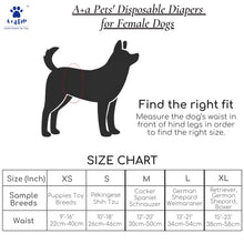 A+A Pets' Disposable Dog Diapers for Female Dogs (10pcs)