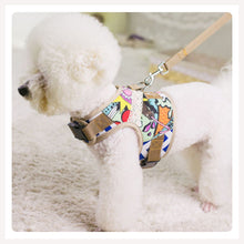 A+A Pets' Retro Vest Harness and Leash Set For Dogs & Cats - Comic