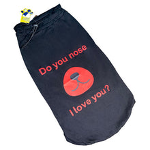 A+a Pets' Graphic Printed (Do You Nose ILU) T-Shirt for Dog, Puppy and Cat | Round Neck | Breathable Costumes | 100% Cotton - www.aplusapets.com