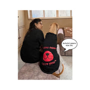 A+a Pets' Graphic Printed (Do You Nose ILU) T-Shirt for Dog, Puppy and Cat | Round Neck | Breathable Costumes | 100% Cotton - www.aplusapets.com