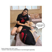 A+a Pets' Graphic Printed (Do You Nose ILU) T-Shirt for Dog, Puppy and Cat | Round Neck | Breathable Costumes | 100% Cotton - www.aplusapets.com