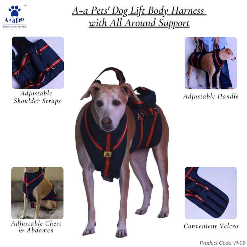 A+a Pets' Dog Lift Full Body Support Harness