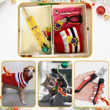 A+A Pets' Goodie Box of (3) for Dogs and Cats: Sweater, Nail Cutter with Free Filer, and Wand Toy