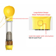 A+A Pets’ 4in1 Bottle for Pet With Water Food Poo Bags & Shovel - www.aplusapets.com